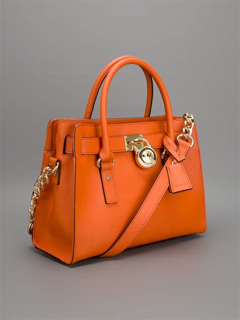 michael kors handbags orange tote|designer large orange purses handbags.